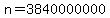 n+=+3840000000