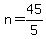 n+=+45%2F5