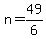 n+=+49%2F6