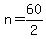 n+=+60%2F2