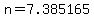 n+=+7.385165