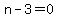 n+-+3+=+0
