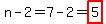 n-2=7-2=highlight%285%29