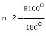 n-2=8100%5Eo%2F180%5Eo