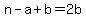 n-a%2Bb=2b