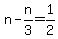 n-n%2F3=1%2F2