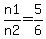 n1%2Fn2+=+5%2F6