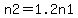 n2=1.2n1