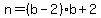 n=%28b-2%29b%2B2