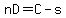 nD=+C-s