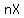 nX