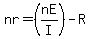 nr=+%28nE%2FI%29-R