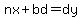 nx%2Bbd=dy