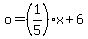 o=%281%2F5%29x%2B6