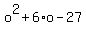 o%5E2%2B6%2Ao-27