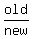 old%2Fnew