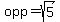 opp=sqrt%285%29