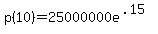 p%2810%29+=+25000000e%5E%28.15%29+