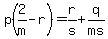 p%282%2Fm+-+r%29=+r%2Fs+%2B+q%2Fms