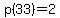 p%2833%29=2