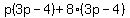 p%283p-4%29%2B8%283p-4%29