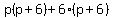 p%28p%2B6%29%2B6%28p%2B6%29