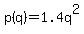 p%28q%29=1.4q%5E2