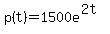 p%28t%29=1500e%5E%282t%29