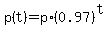 p%28t%29=p%2A%280.97%29%5Et