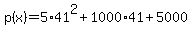 p%28x%29=5%2A41%5E2%2B1000%2A41%2B5000