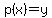 p%28x%29=y