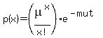 p%28x%29+=+%28mu%5Ex%2Fx%21%29%2Ae%5E%28-mut%29