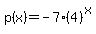 p%28x%29+=+-7%284%29%5Ex