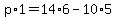 p%2A1=14%2A6-10%2A5