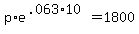 p%2Ae%5E%28.063%2A10%29+=+1800
