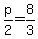 p%2F2=8%2F3