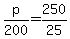 p%2F200=250%2F25