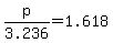 p%2F3.236=1.618