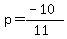 p=%28-10%29%2F%2811%29