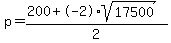 \"p=%28200%2B-2%2Asqrt%2817500%29%29%2F2\"