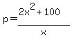 p=%282x%5E2%2B100%29%2Fx