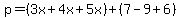 p=%283x%2B4x%2B5x%29%2B%287-9%2B6%29