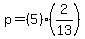 p=%285%29%282%2F13%29