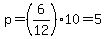 p=%286%2F12%2910=5