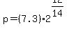 p=%287.3%292%5E%2812%2F14%29