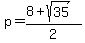p=%288%2B+sqrt%2835%29%29%2F2