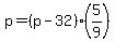 p=%28p-32%29%285%2F9%29