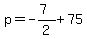 p=-%287%29%2F2%2B75