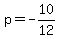 p=-10%2F12