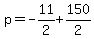 p=-11%2F2%2B150%2F2
